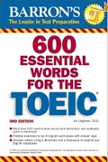 600 Essential Words for the TOEIC book cover